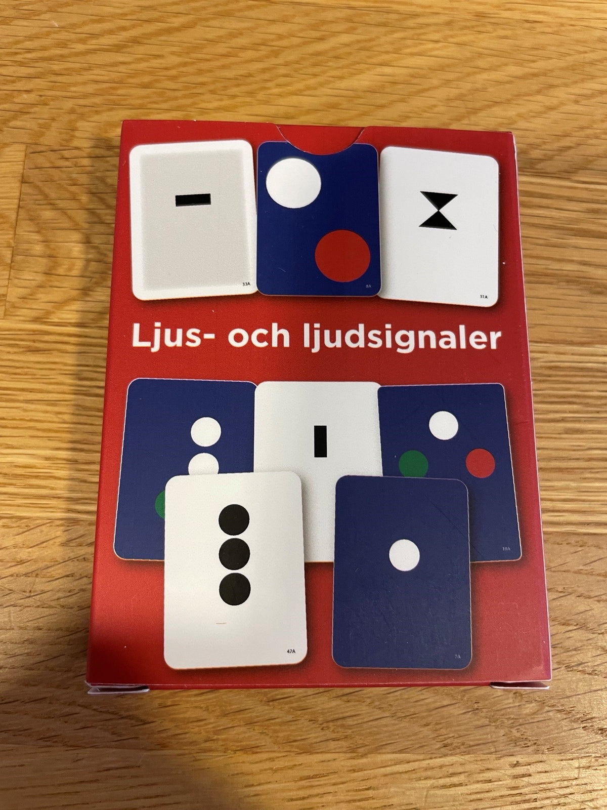 Kortspel Ljus- och ljudsignaler