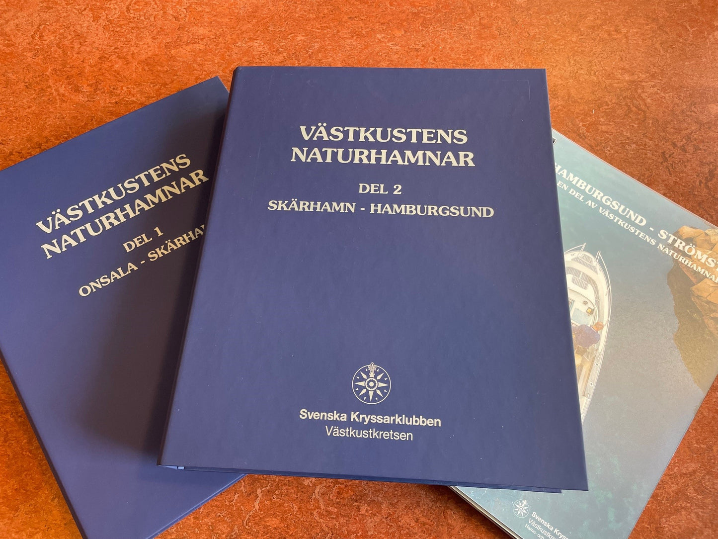 Västkustens naturhamnar Del 1 +  Del 2 +spiralbok NYHET